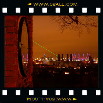 Photo: View O2 at night from Greenwich Park